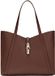 Furla shopper en cuir Goccia L brun foncé