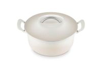 Le Creuset Modern Heritage Meringue braadpan, rond, gietijzer