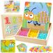 Jeu de mosaïque pour enfants, comprenant 240 perles et 10 modèles
