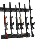 Vevor Porte-fusil pour rangement d'armes, support de pistolet pour 6 fusils, accessoires de coffre-fort pour pistolets pour fusils et carabines, support de pistolet dans une armoire à fusils, support de carabine Capacité de poids de 81,6 kg