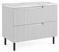 3xE living Meuble de salle de bain Autoportant sous lavabo 80 cm
