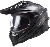 LS2 MX701 C Explorer Glans Carbon Adventure Helm - Helm