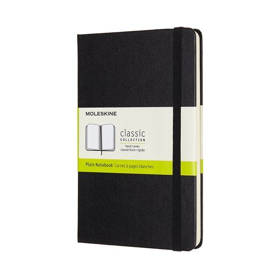 Moleskine Classic Notebook - Medium - Hardcover - Blank - Black