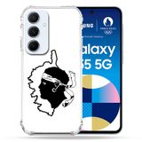 Versterkte Samsung Galaxy A55 5G reizen Corsica wit versterkte hoes