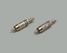 BKL Electronic 0101006 RCA Tussenstuk Zwart