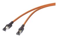 Renkforce RF-6609646 câble réseau Orange 0,5 m Cat6a S/FTP (S-STP) Rond