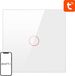 Avatto Interrupteur et variateur Zigbee Touch ZTS02-EU-W1 Simple Tuya (Blanc)