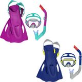 Duikbril Bestway Duikbril met Snorkel en Zwemvliezen 37-41 +7 Jaar (1 Stuks)
