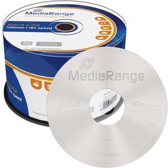MediaRange DVD+R 4.7GB 16x - 50 stuks
