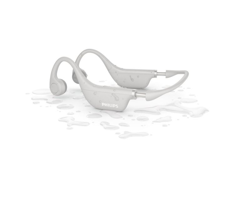 Philips TAK4607 - Draadloze open-ear koptelefoon voor kinderen - Bone conduction - Grijs