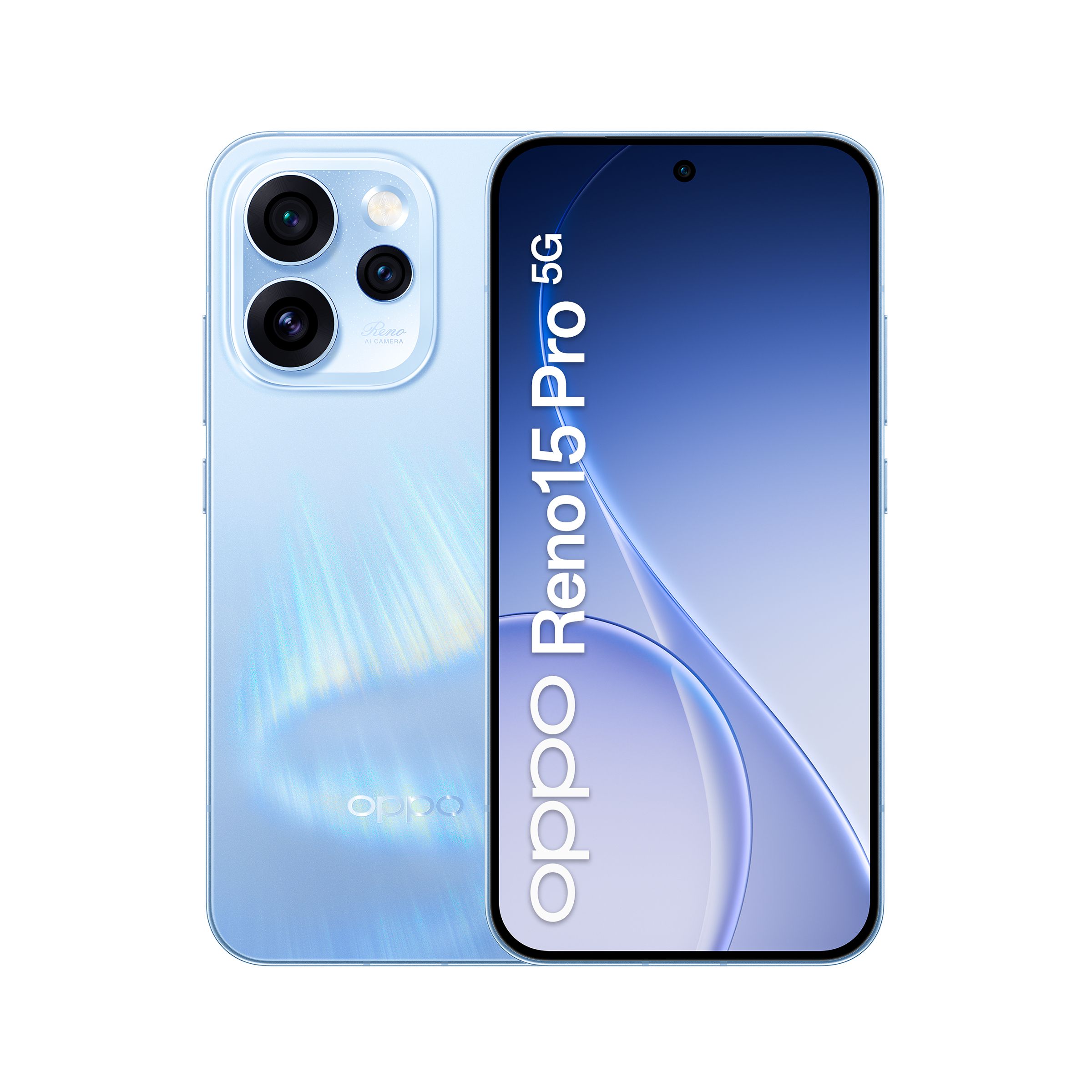 OPPO Reno15 Pro 5G 6.32" Smartphone - 12GB RAM, 512GB Storage - Aurora Blue