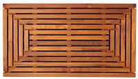 Bare Decor Gizeh Douche, Spa, deurmat van massief teakhout, 91,4 cm x 50,8 cm