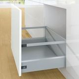 Hettich Kit Arcitech 126 Avec Bandeaux Hauteur 282 - Argent - 450 Mm