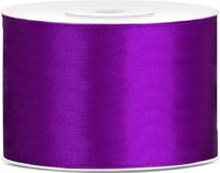 Partydeco Cadeaulint - paars - 5 cm x 25 meter