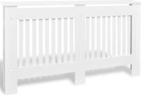 VidaXL Radiatorombouw 152 cm bewerkt hout wit