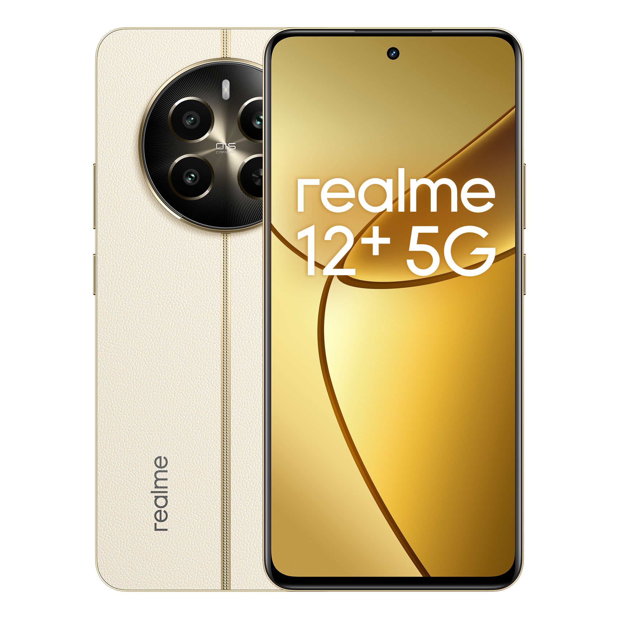 realme 12+ 5G Smartphone - 6.67" Display, 512GB Storage, 12GB RAM, Dual SIM, Android 14 - Beige