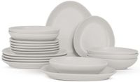 Berlinger Haus Serviesset Mat Crème Ovaal - 18-Delig / 6 Personen