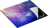 Chefcare Inductie Beschermer Blikseminslagen - Onweer - 57,6x51,6 cm - Multicolor