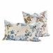 LOBERON Kussenhoes set van 2 Cloranne wit/blauw