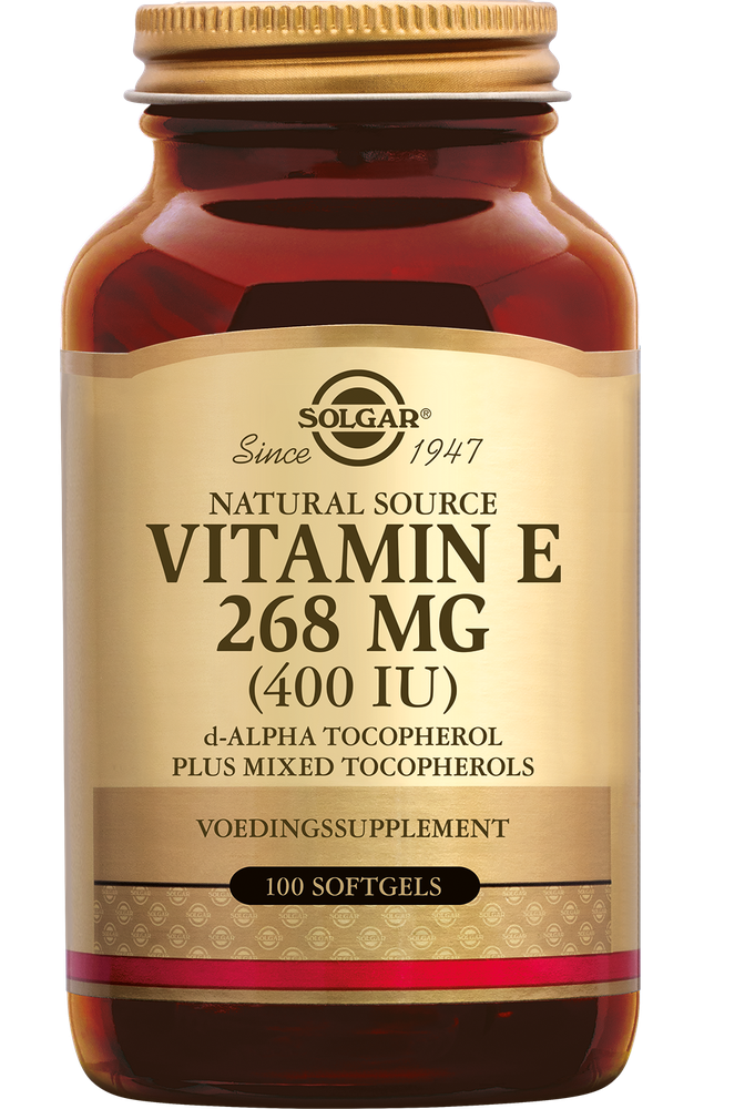 Solgar Natural Source Vitamin E 268mg Softgels - Pack of 100
