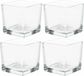 Bougie chauffe-plat/bougie chauffe-plat sans marque - 6x - carré - transparent - 8 x 8 cm