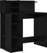Bureau Zwart Eiken Bois travaillé 90 x 48 x 101,5 cm