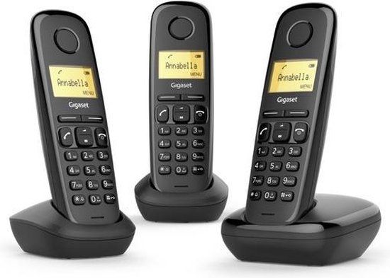 Gigaset A170 TRIO Black Amber
