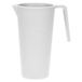 Excellent Houseware Schenkkan/waterkan - wit - 1500 ML - melamine