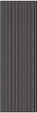 vidaXL Tapis de porte noir 60 x 180 cm polypropylène
