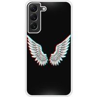 Samsung Bedrukt siliconen hoesje compatibel met Galaxy S22 Plus Ailes d'Ange