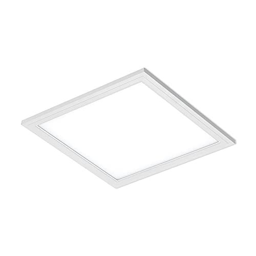 Briloner Leuchten LED Plafondlamp Paneel - Vierkant - 12W - Wit - 29,5 cm