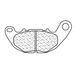 BRAKE CL BRAKES BRAKE PADS 1240XBK5
