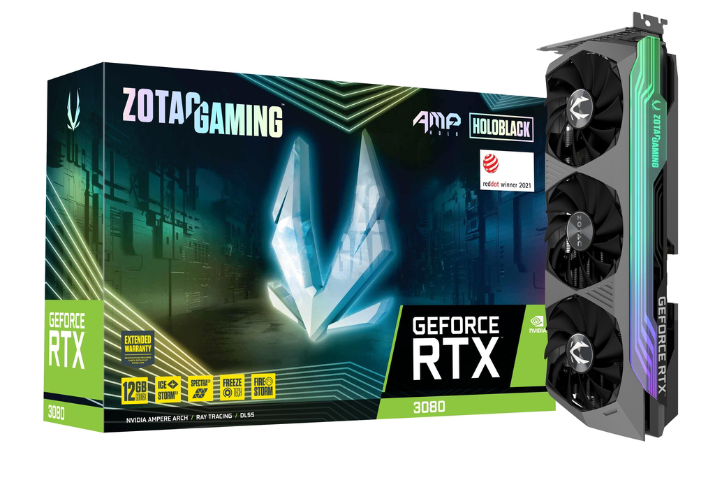 Zotac GAMING GeForce RTX 3080 AMP Holo LHR 12GB