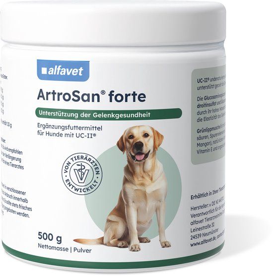 Alfavet ArtroSan forte Hond Glucosamine 500 g