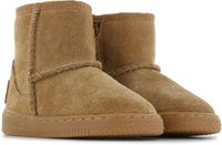 Shoesme Cognac Bootie Met Fluffy Voering - Laarzen Kinderen - Unisex - Cognac - Lammy - Maat 24