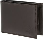oxmox Leren portemonnee Leather RFID Protect Pocketbörse Ox 2.0 Embossed Brown donkerbruin