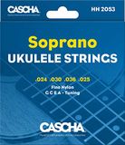 Cascha Sopraan ukelele snarenset