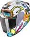 Scorpion EXO-JNR Fun Wit Blauw Integraalhelm - Helm