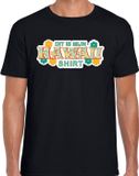 Bellatio Decorations Shoppartners Bv Hawaii shirt zwart met groen voor heren - Maat M