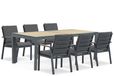 Lifestyle Garden Furniture Lifestyle Lifestyle Marseille/Rosarno 214/273 cm dining tuinset 7-delig