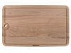 Fackelmann Rechthoekige snijplank met ophanggat, snijplank, FSC-gecertificeerd beukenhout, 40 x 26 cm, lichtbruin, 1 stuk