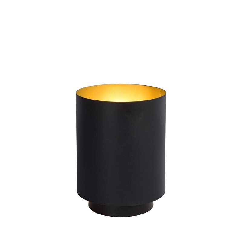 Lucide SUZY - Tafellamp - Ã˜ 12 cm - E14 - Zwart