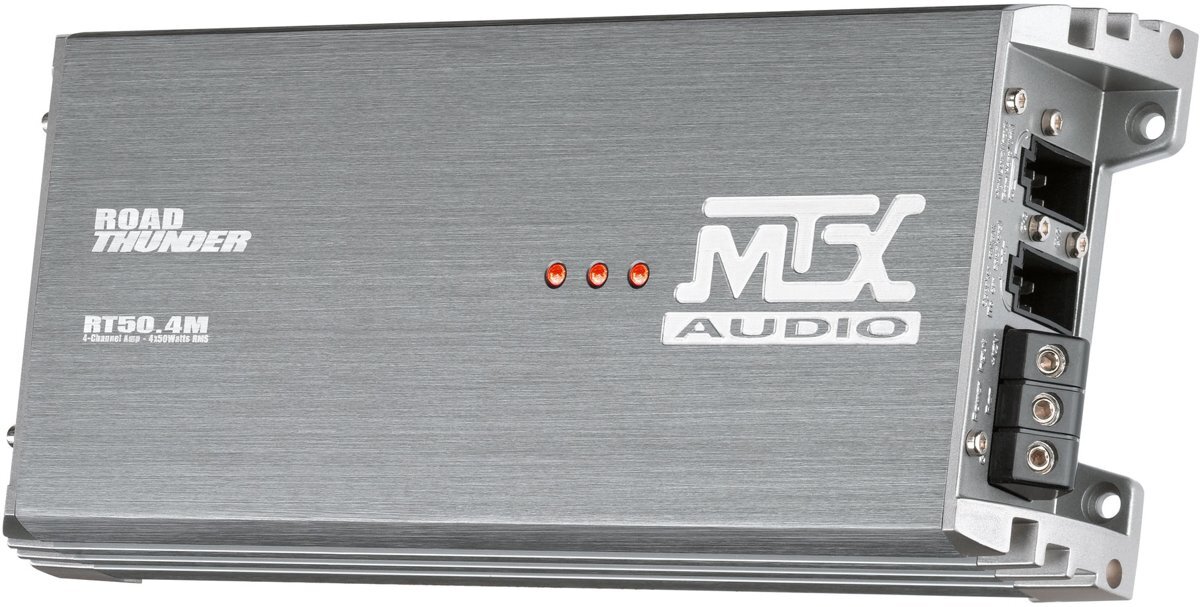 MTX Audio RT50.4M - 4x 50 Watt - 4-kanaals auto versterker