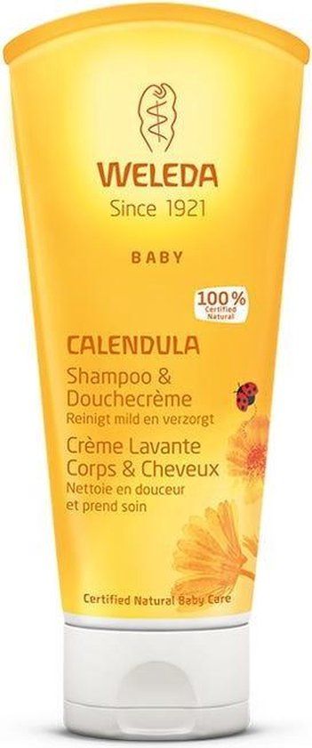Weleda Calendula Baby Haar- en Bodyshampoo - 200 ml