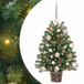 vidaXL Kunstkerstboom met 150 LED-lampjes, groen, 75 cm, PE en PVC