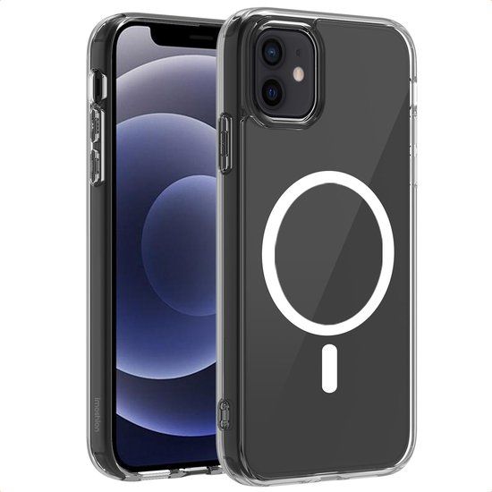 imoshion Hoesje - Geschikt voor Apple iPhone 12 Pro / 12 - Protective Backcover geschikt voor MagSafe - Transparant