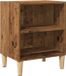 vidaXL Nachtkastje 40x30x50 cm bewerkt hout oud houtkleurig