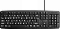 Gembird KB-US-103 QWERTY (US) Zwart