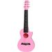 Korala PUG-40-PK ukulélé en polycarbonaat rose