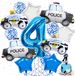 Folieballon Set van 16 XXL Politieauto Verjaardagsdecoratie Confettiballon